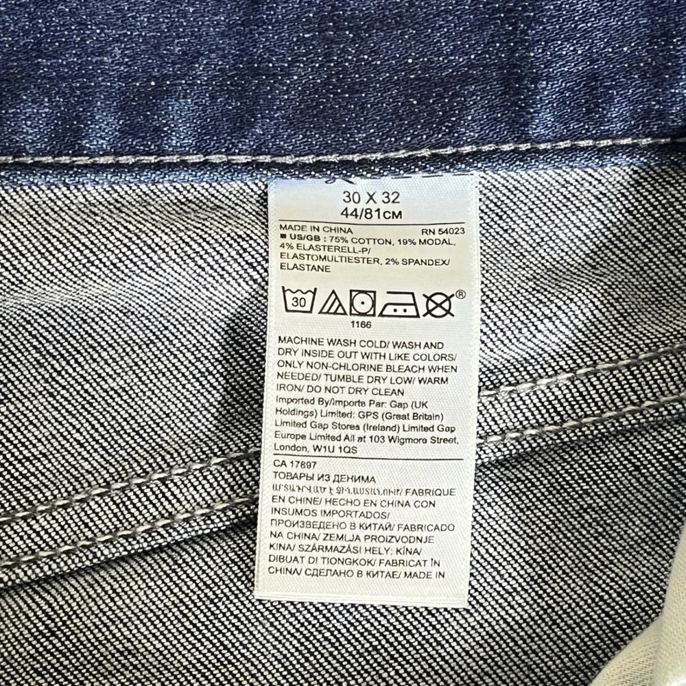 Banana Republic Slim Fit Jeans Mens‎ 30x32 Dark Wash Blue Stretch Denim AP467